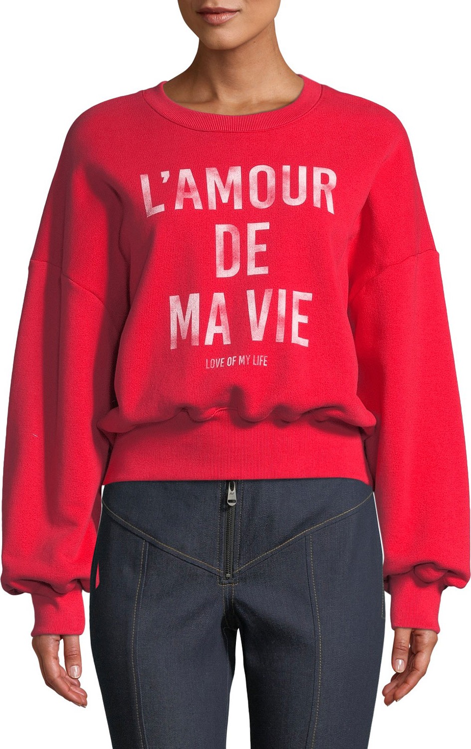 Cinq A Sept Love Of My Life Graphic Pullover Sweater