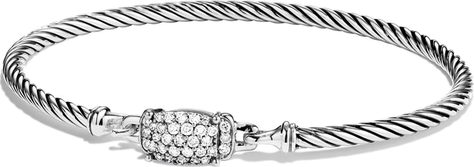 David Yurman 'Petite Wheaton' Bracelet with Diamonds
