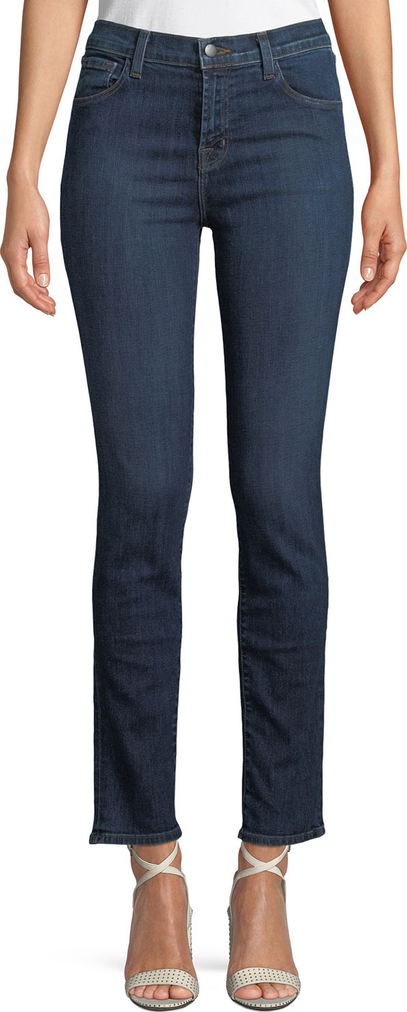 J BRAND Ruby High-Rise Denim Cigarette Jeans (30" Inseam)