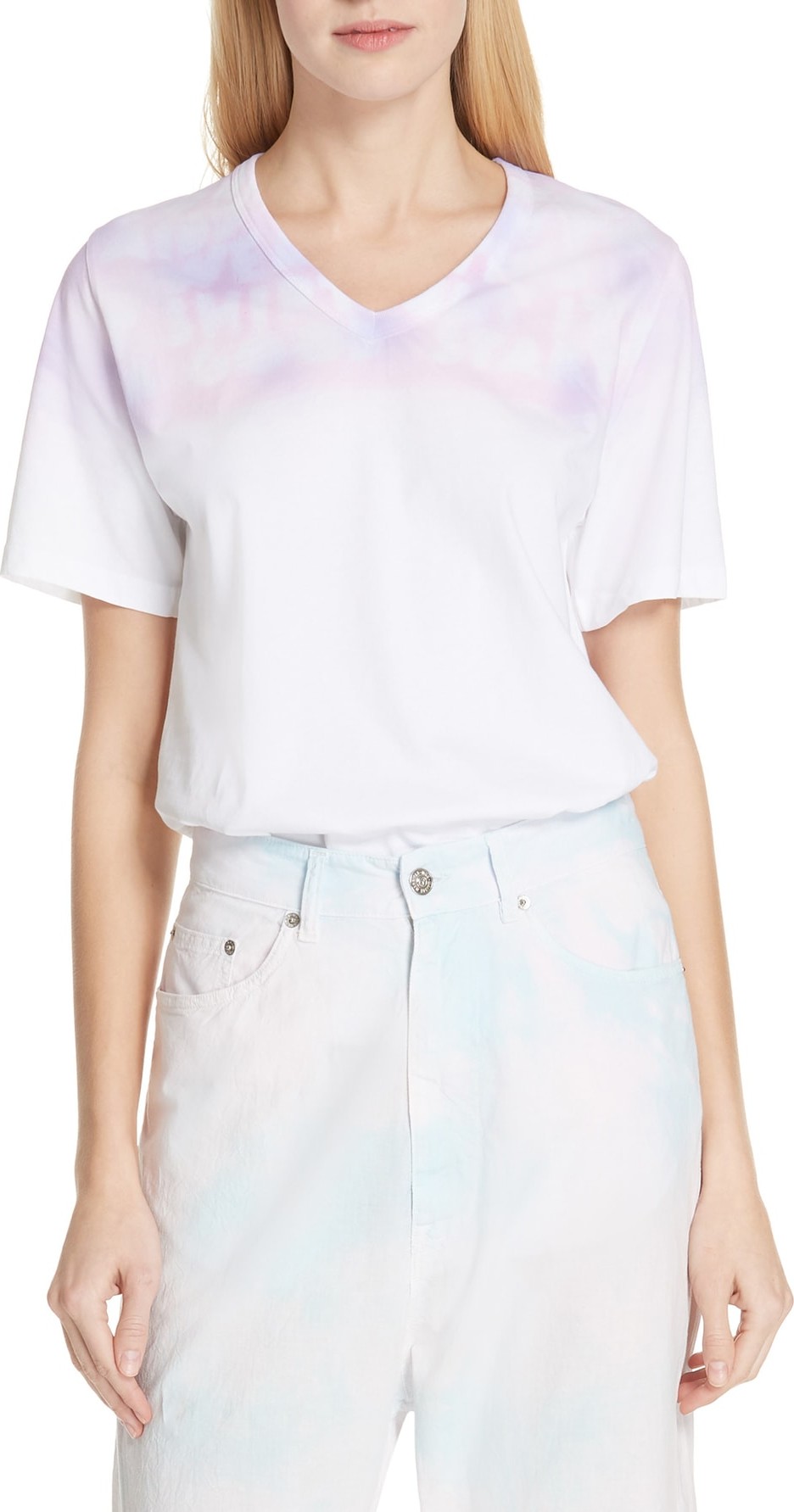 MM6 Maison Margiela Charity Tie Dye Cotton Tee