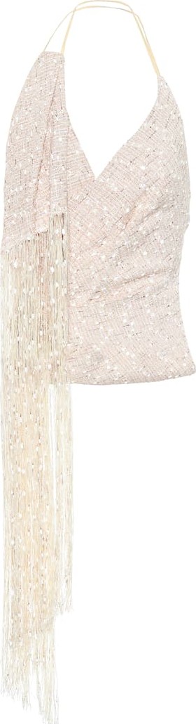 Jacquemus Le Haut Valoria woven top