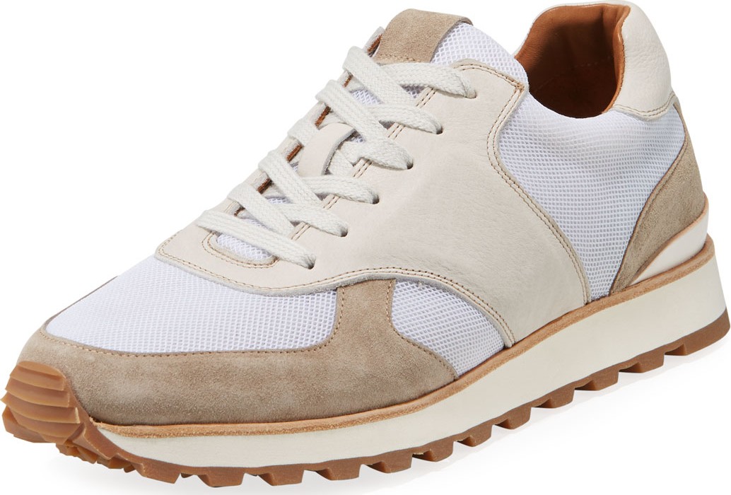 John Varvatos Men's Les Varsity Trainer Sneakers