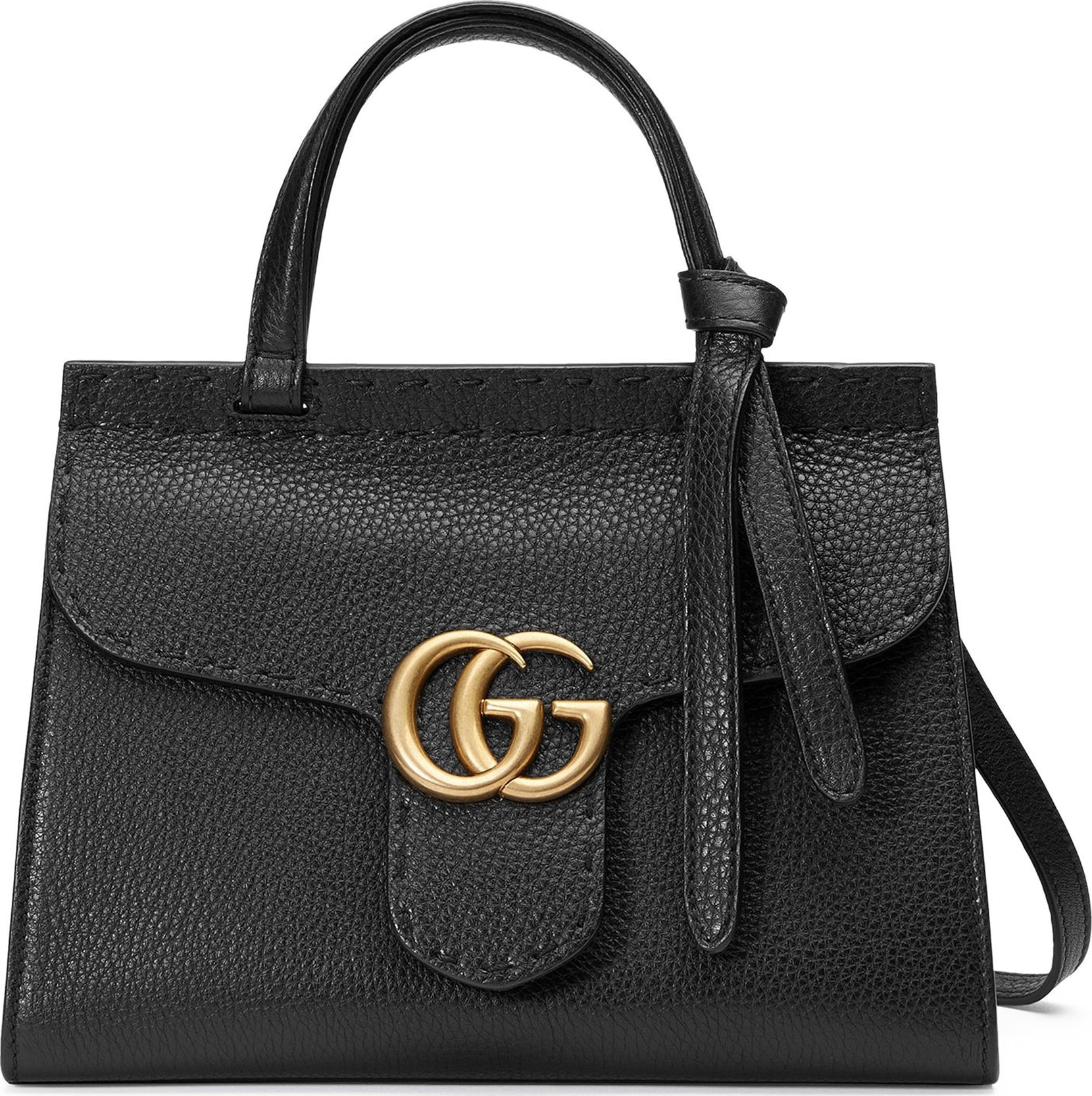 Gucci Small GG Marmont Top Handle Satchel