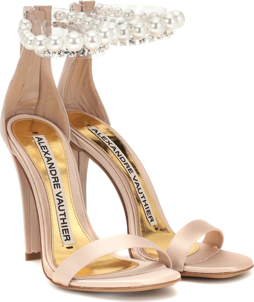 Alexandre Vauthier Roro embellished satin sandals