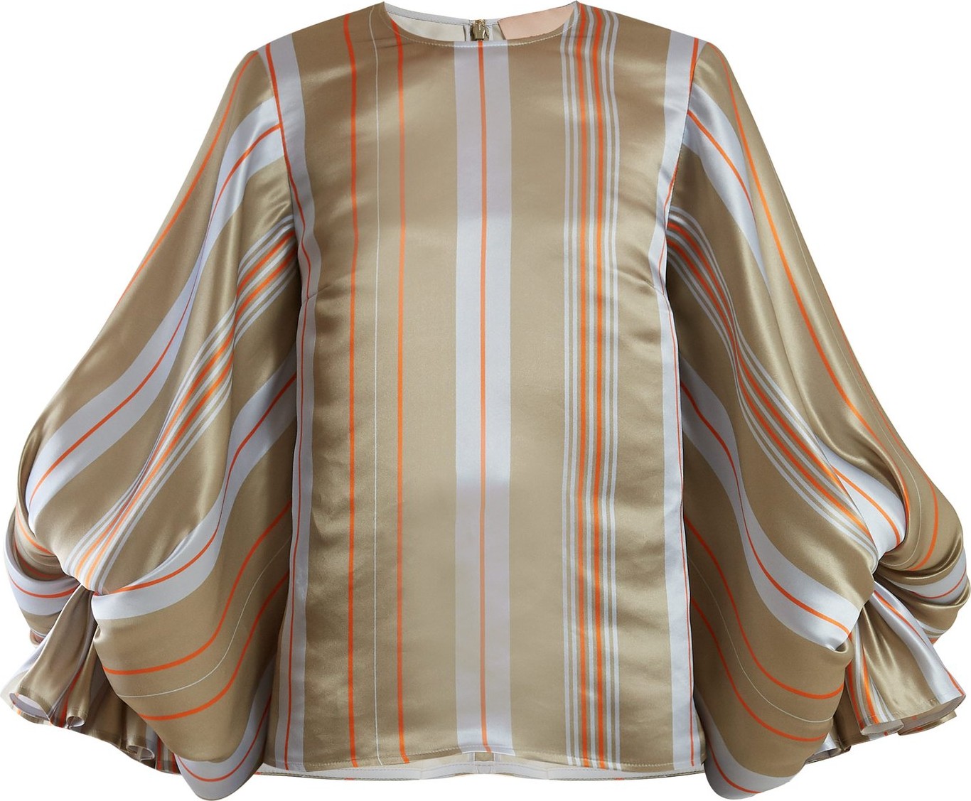 Roksanda Seya balloon-sleeve satin blouse