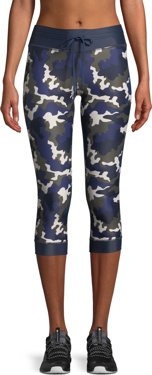 The Upside NYC Camo-Print Cropped Leggings