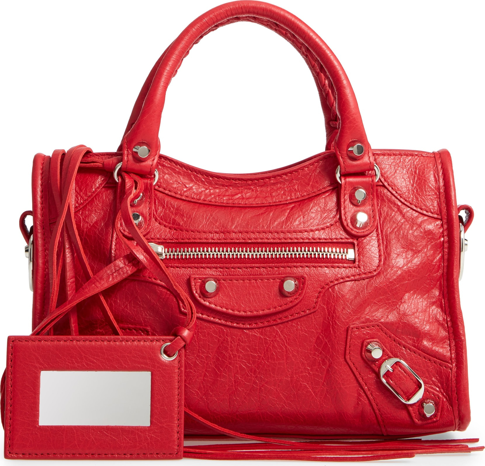 Balenciaga Mini Arena City Leather Satchel
