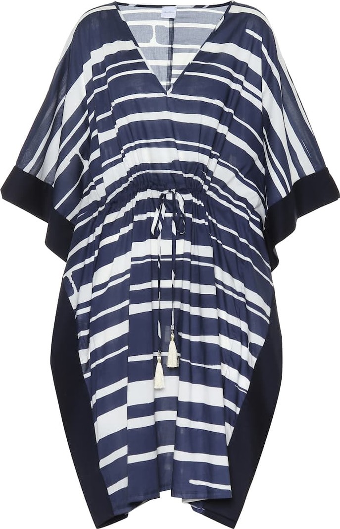 Max Mara Gioiosa striped cotton kaftan