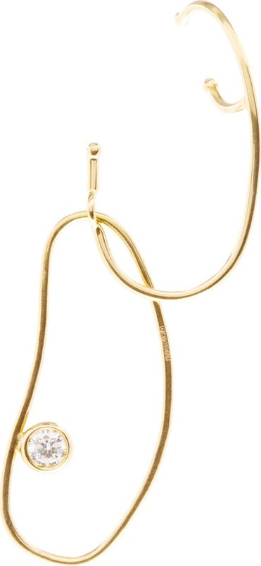 Ana Khouri Grace diamond and 18kt gold earring