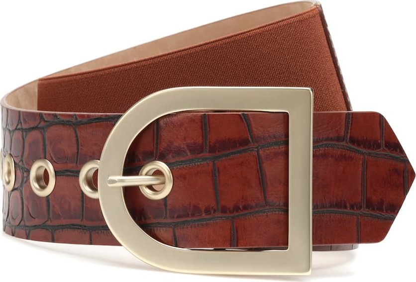Max Mara El Coc 05 embossed leather belt