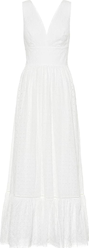 HEIDI KLEIN Malta Frill cotton maxi dress