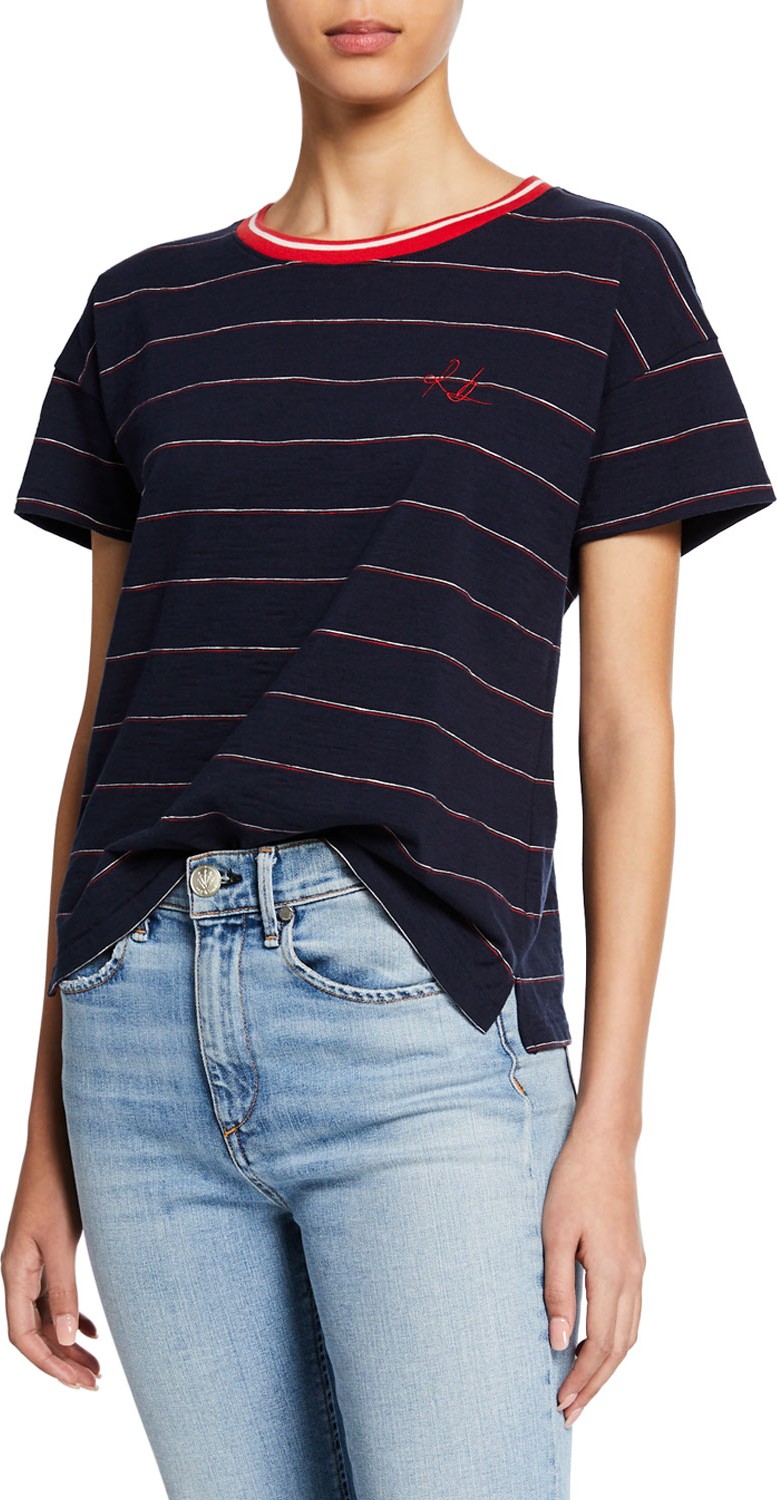 Rag & Bone Julien Striped Tee