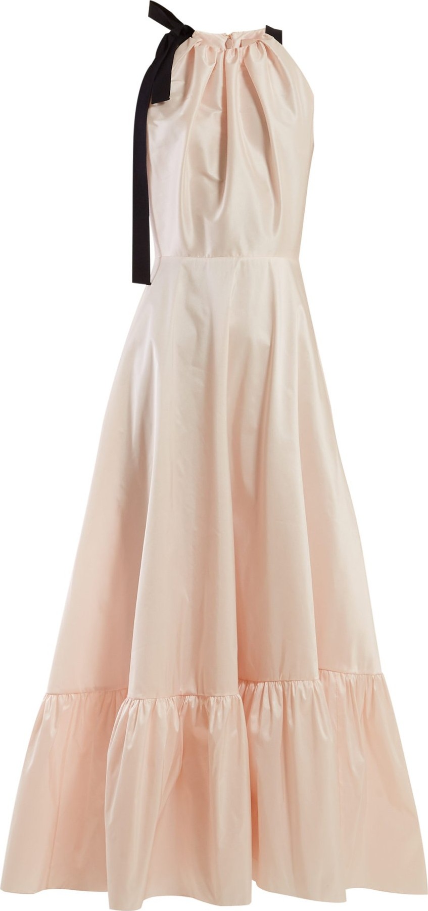Roksanda Valentia grosgrain-tie taffeta gown