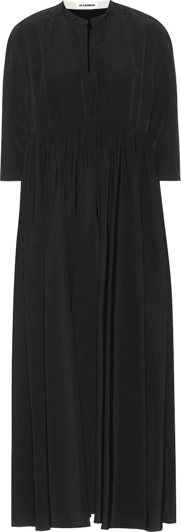 Jil Sander Empire-waist midi dress