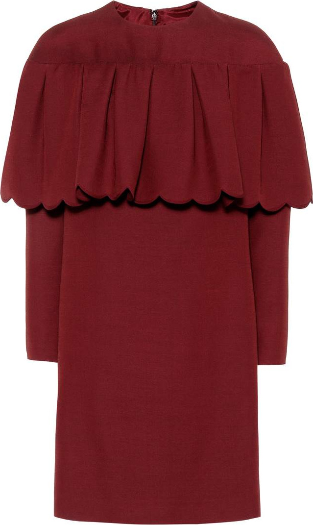 Valentino Wool and silk crêpe minidress