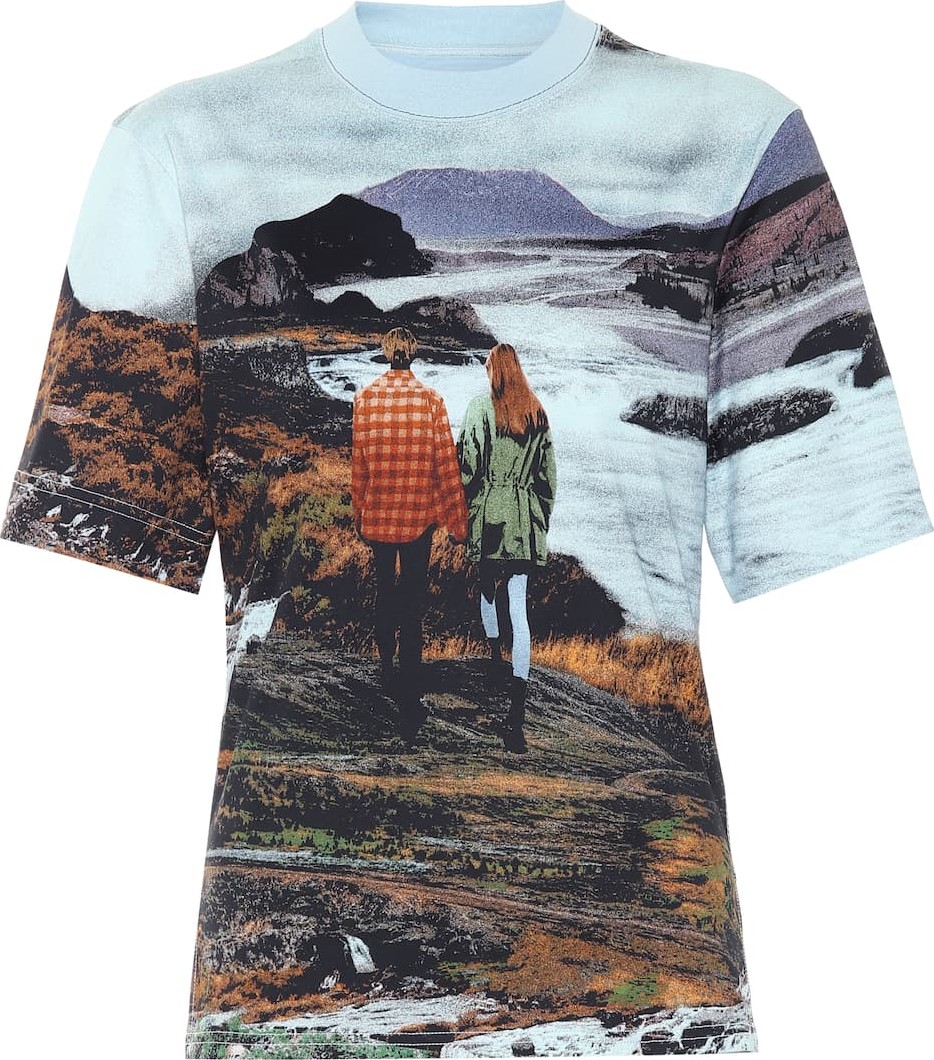 Chloe Printed cotton T-shirt