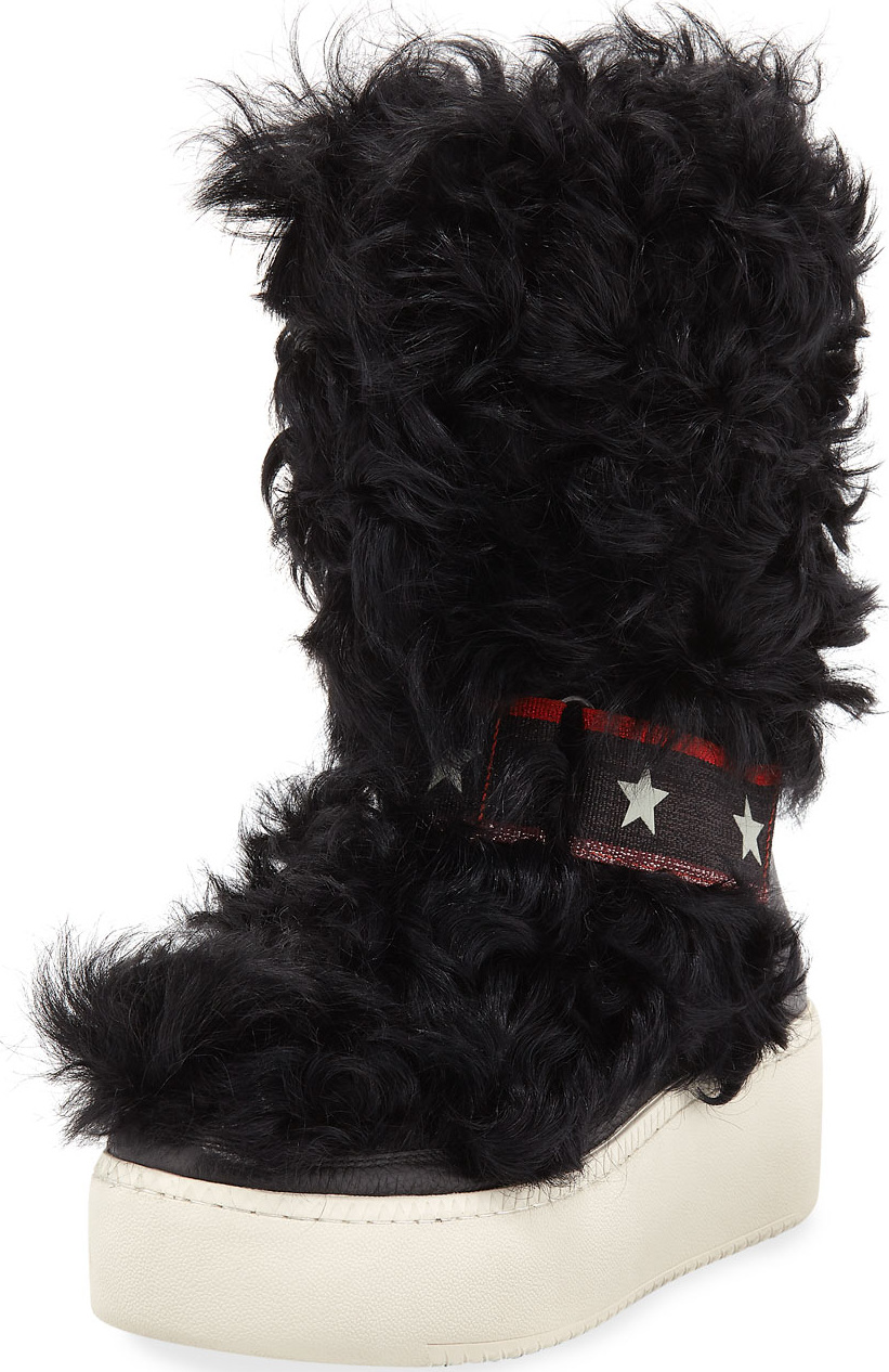 ASH Cool Moon Fur Mid-Calf Boots