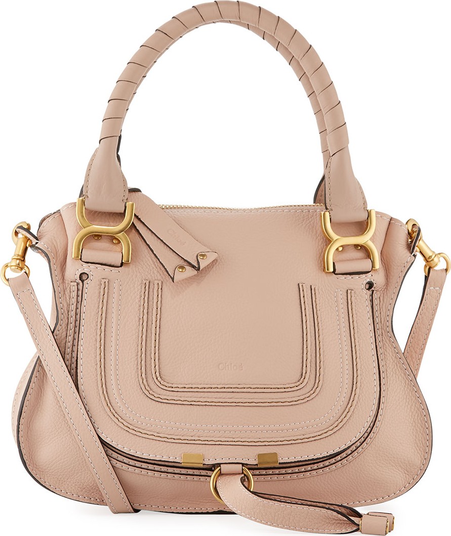 Chloe Marcie Small Double-Carry Satchel Bag