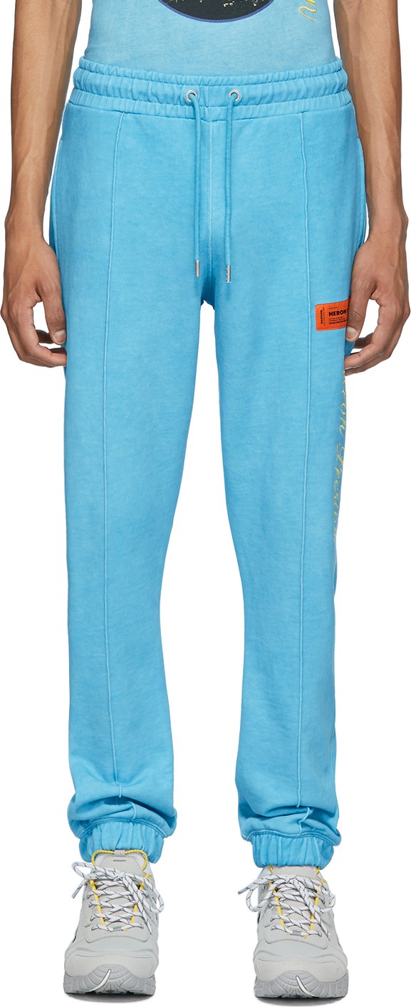 Heron Preston Blue NYC Skyline Lounge Pants