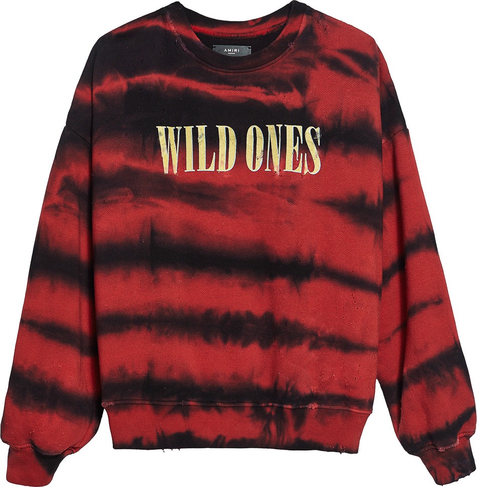 Amiri wild ones tie and dye sweatshirt