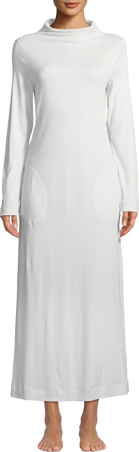 Hanro Liara Long-Sleeve Long Nightgown