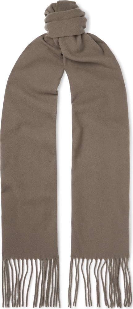 Acne Studios Canada Skinny Fringed Wool Scarf