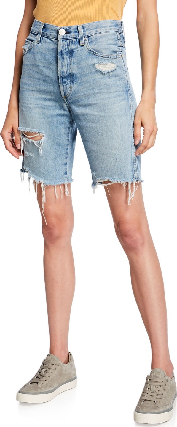 AMO Loverboy Long Cutoff Shorts