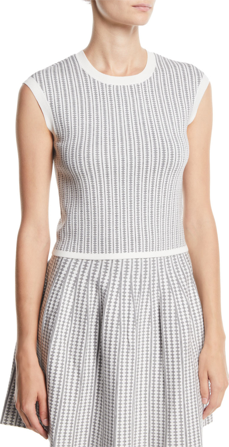 Club Monaco Himalayah Sleeveless Cropped Sweater Shell Top