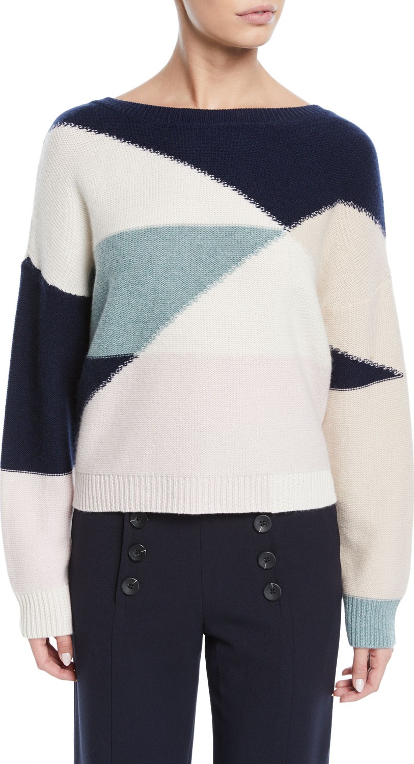 Joie Megu Colorblock Pullover Sweater