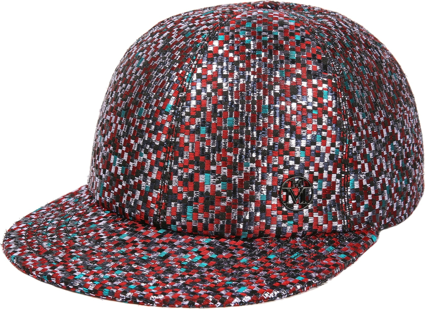 Maison Michel Hailey Lurex Pixel Baseball Cap