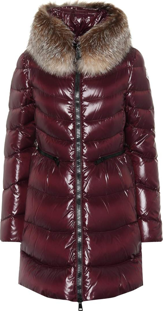 Moncler Hermifur quilted down coat