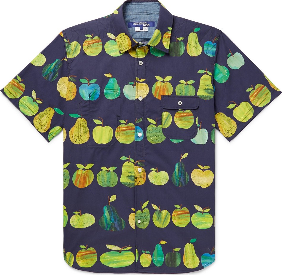 Junya Watanabe Printed Cotton-Poplin Shirt