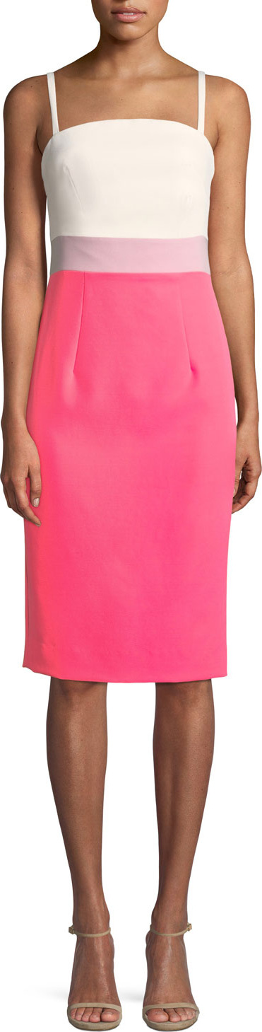 MILLY Olie Cutout Stretch-Crepe Dress