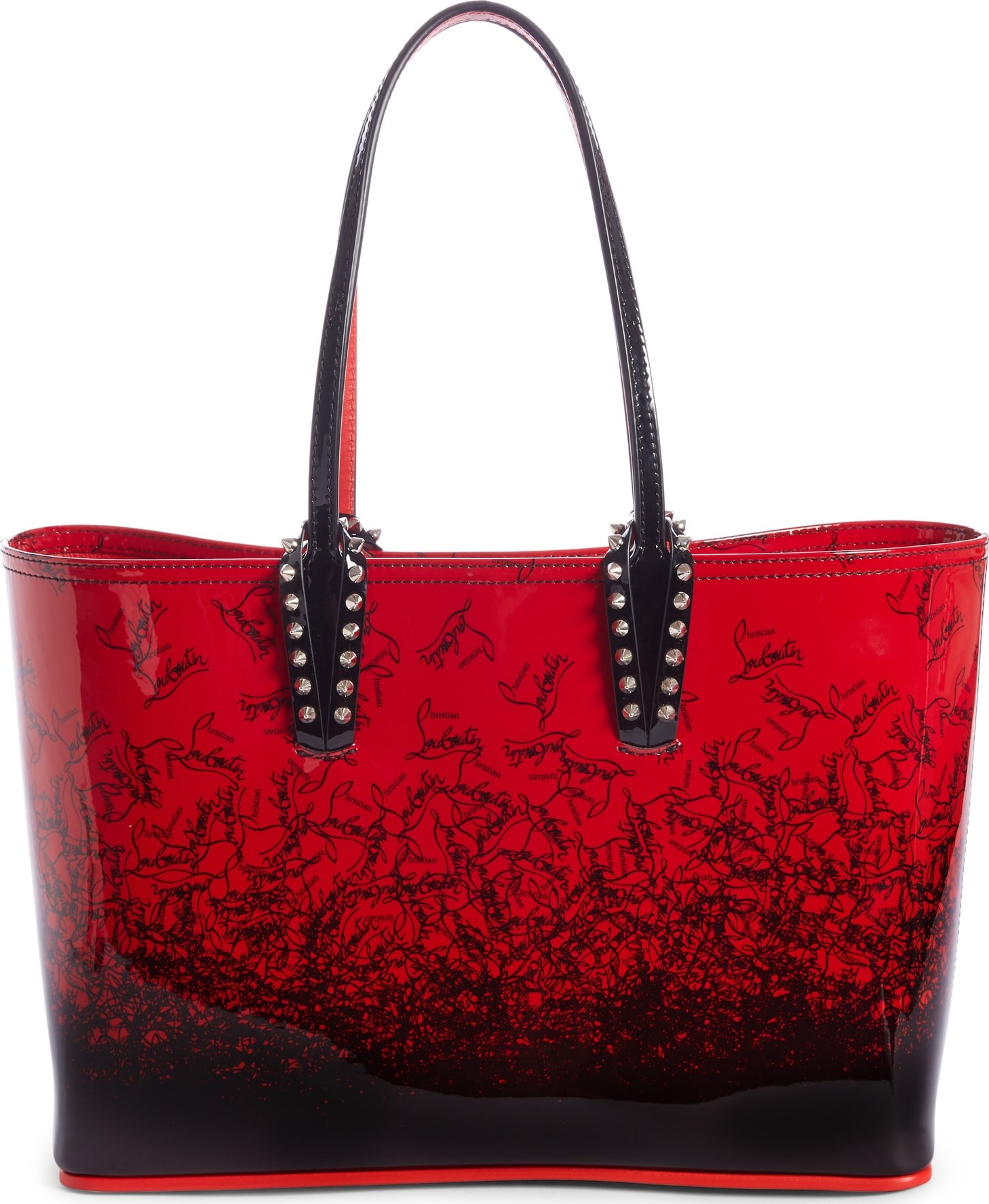 Christian Louboutin Cabata Dégradé Patent Leather Tote