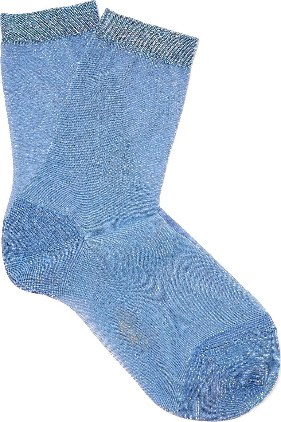 Falke Metallic-knit ankle socks