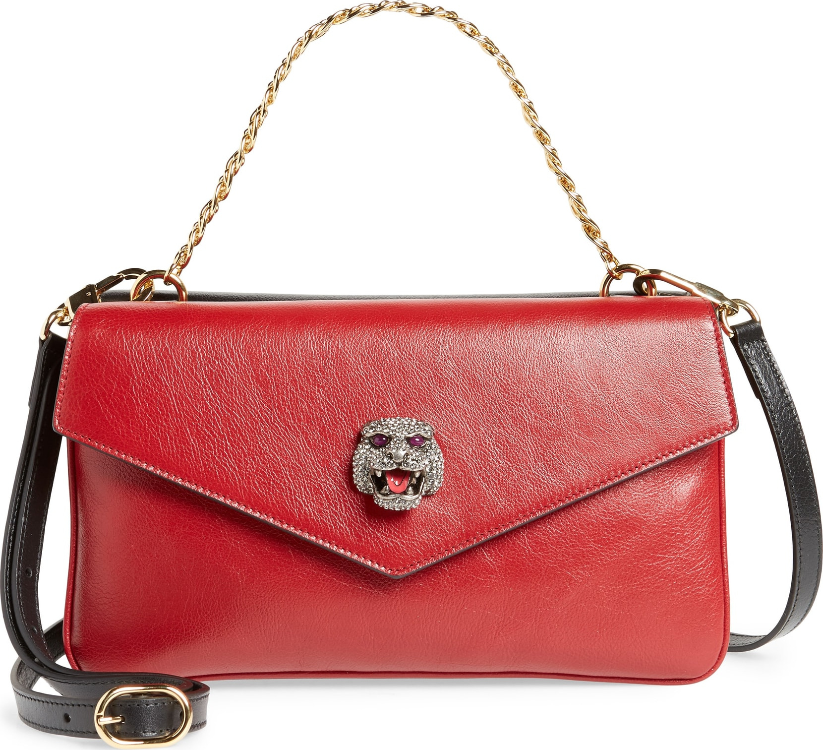 Gucci Thiara Double Leather Shoulder Bag