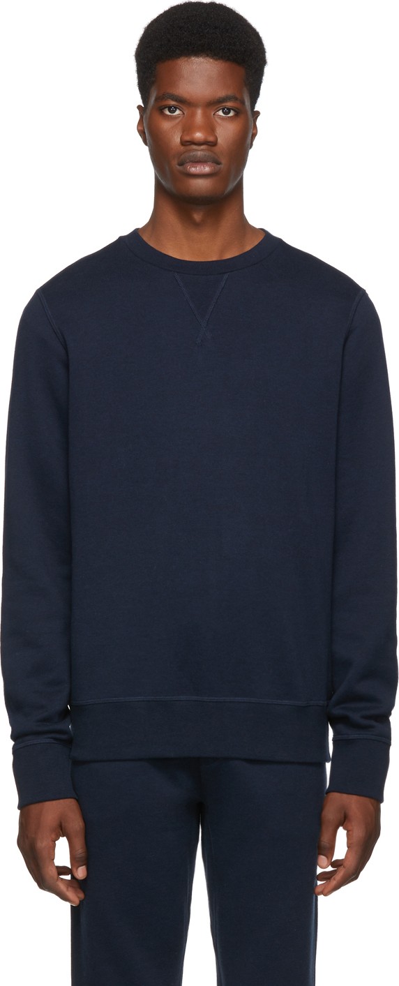 Ralph Lauren Purple Label Navy Madison CN Polo Sweatshirt