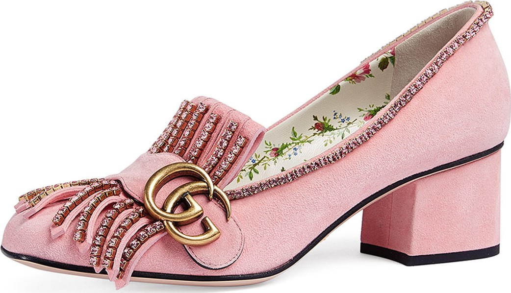 Gucci Marmont 55mm Kiltie Loafer