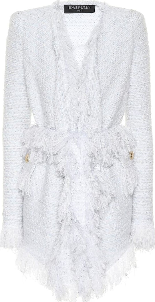 Balmain Exclusive to Mytheresa – Metallic bouclé jacket