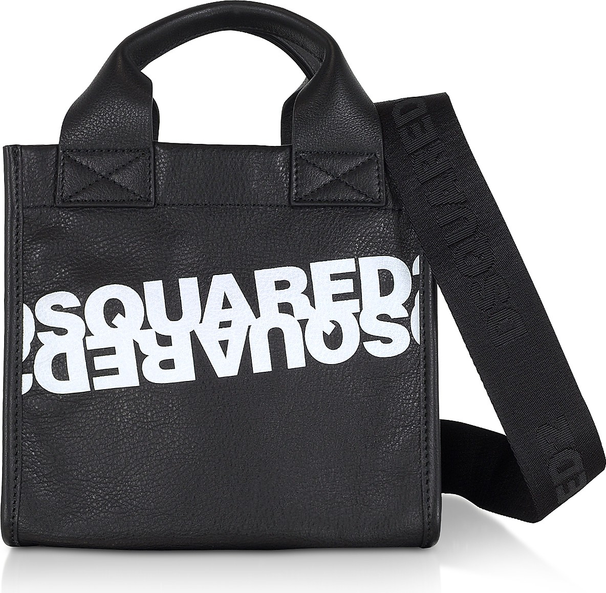 DSQUARED2 Dsquared2 Printed Calf Leather Small Tote Bag