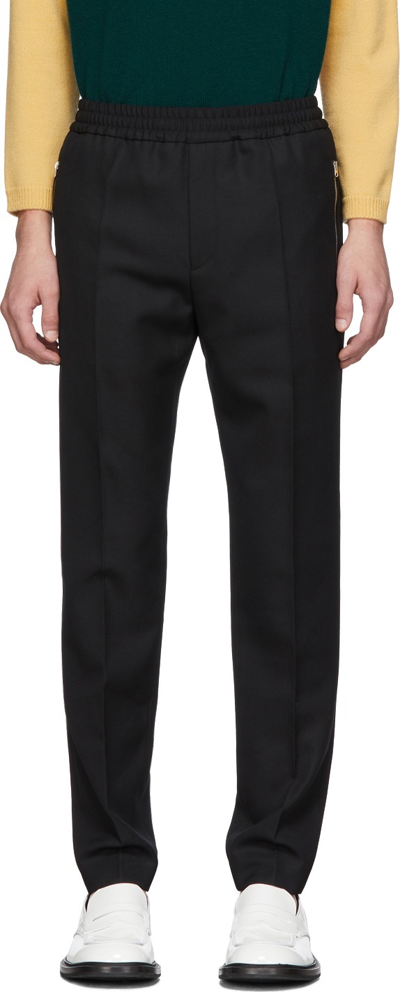 Stella McCartney Black Wool Piet Trousers