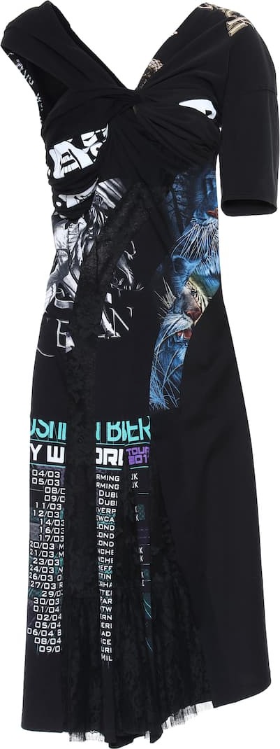 Marine Serre Printed cotton dress