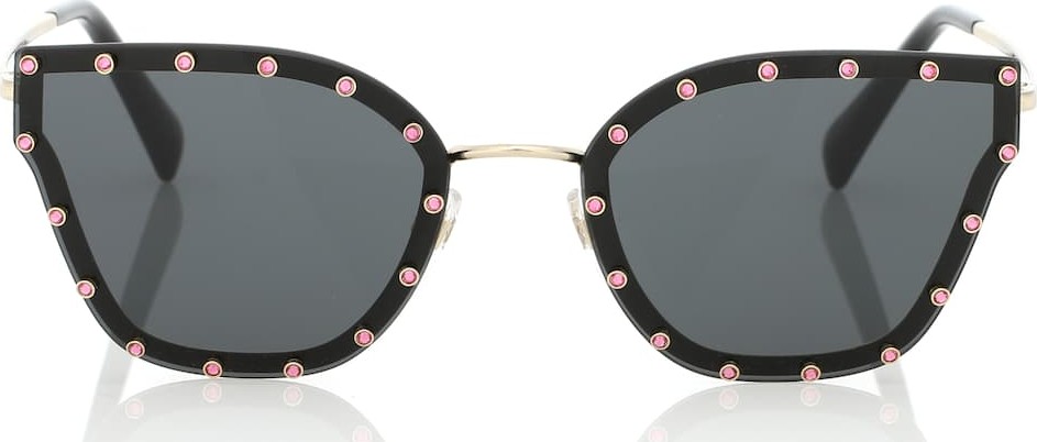 Valentino Embellished cat-eye sunglasses