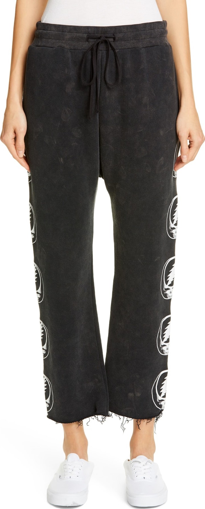 R13 Steal Your Face Graphic Crop Sweatpants