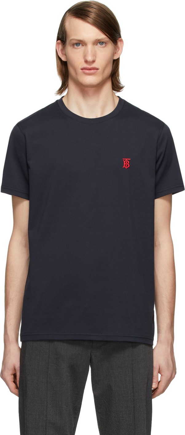 Burberry London England Navy Parker T-Shirt