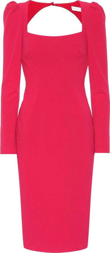 Rebecca Vallance Briar crêpe cutout dress