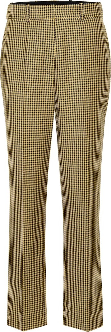 Racil Michael checked wool wide-leg pants