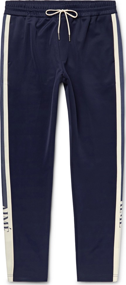 Aimé Leon Dore Tapered Webbing-Trimmed Tech-Jersey Track Pants
