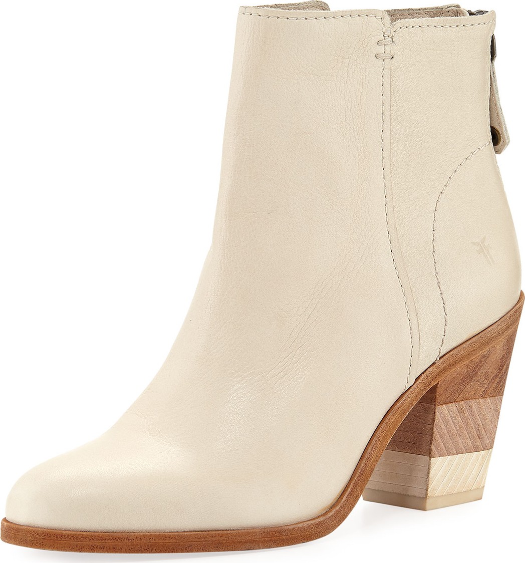 Frye Cameron Leather Ankle Booties