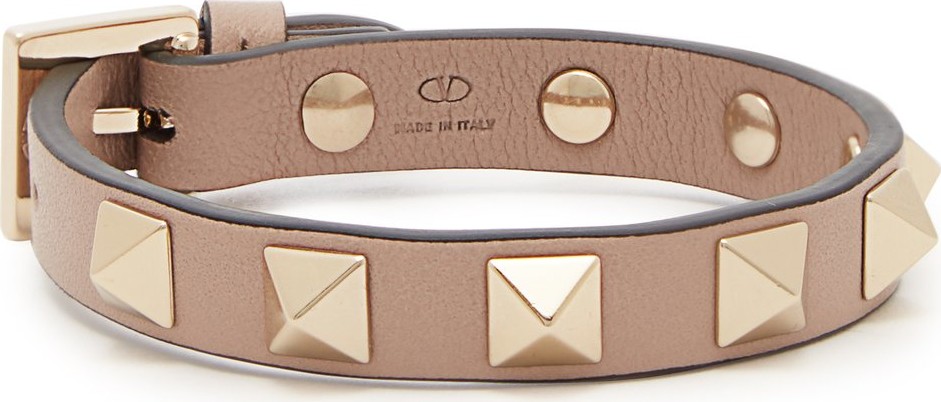 Valentino Rockstud leather bracelet